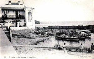 TIPAZA - DOUANE ET PORT - 1911